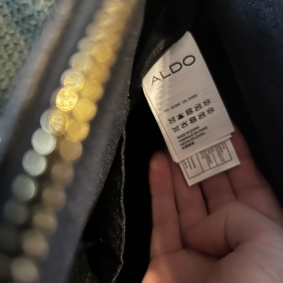 Aldo | Black With Gold Accents Purse - Picture 8 of 12